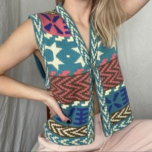 1980s SUPER UNIQUE vintage Sweater Vest